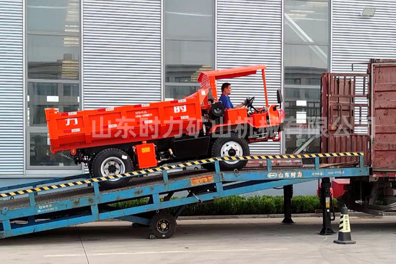 5噸濕式制動礦用車發(fā)貨甘肅某礦